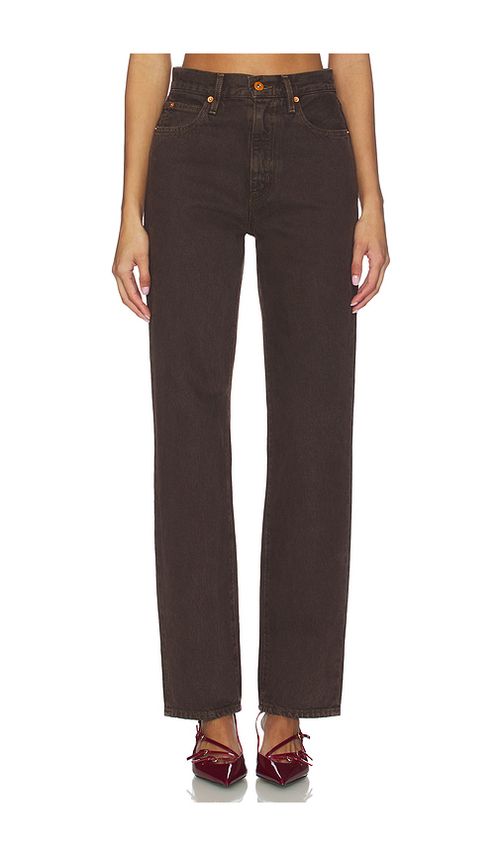 SLVRLAKE x REVOLVE London Straight Jeans in Brown. - 24 also