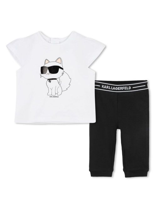 Organic-cotton trousers (set of two) - Black