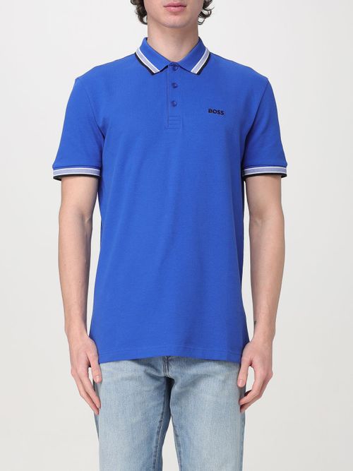 Polo Shirt Men color Navy
