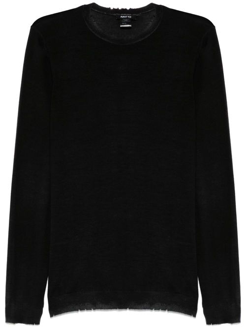 Faded sweater - Black