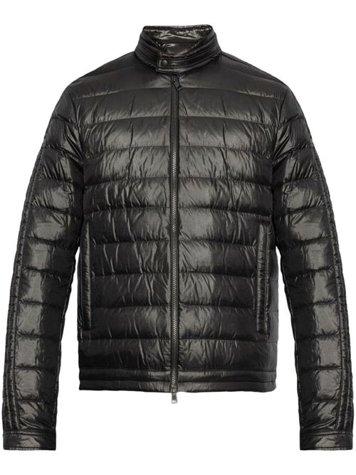 Black Jacobus Down Biker Jacket