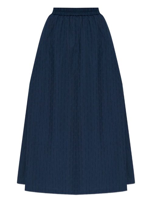Satina pleated skirt - Blue
