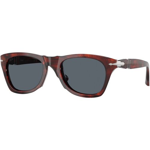 Persol Unisex Persol PO8001S 1242R5 Occhiali da sole Acetato Tartaruga Blu Pantos Normale