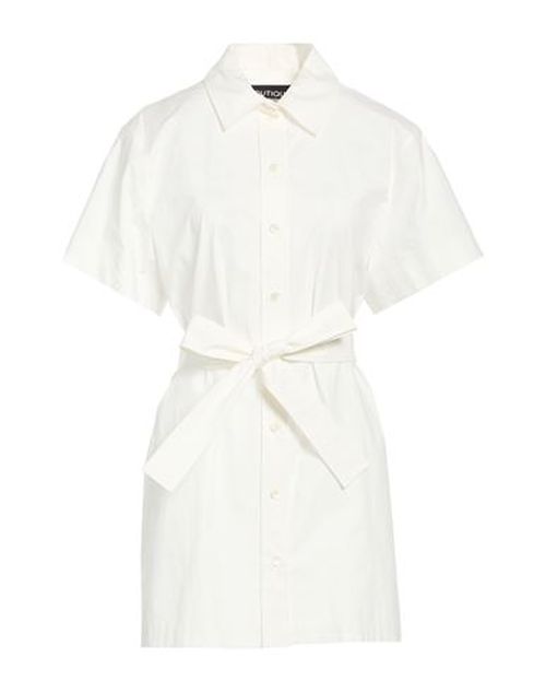 Woman Shirt White Size 4 Cotton, Elastane