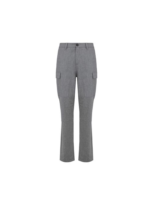Wool cargo trousers