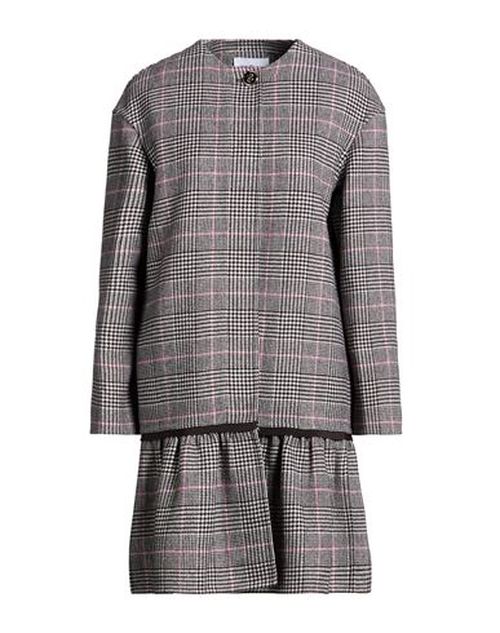 Woman Coat Black Size 8 Virgin Wool, Cashmere