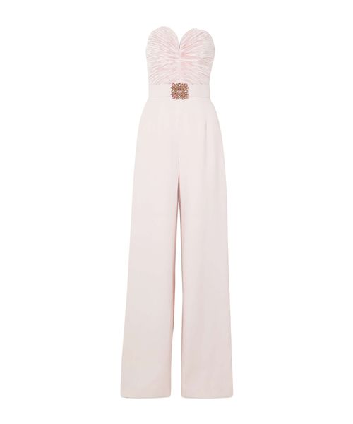 Satin crepe jumpsuit