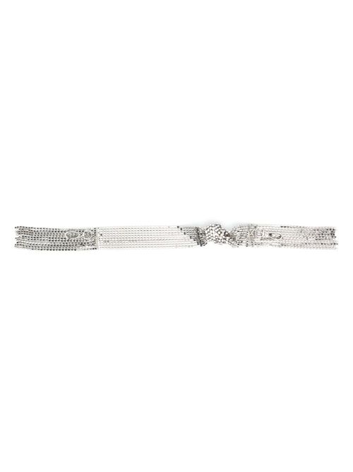 Crystal-embellished shoulder strap - Silver