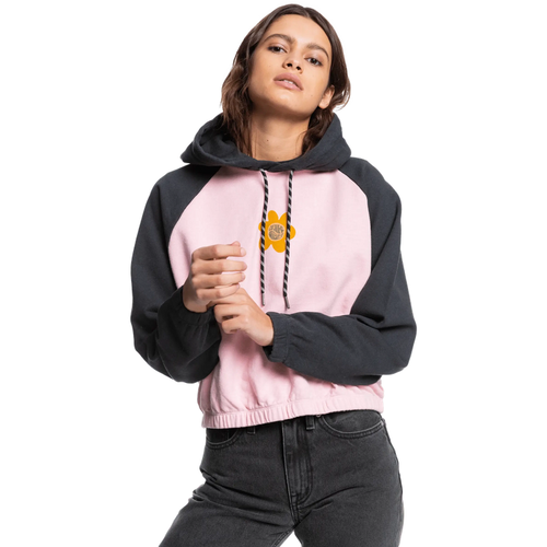 Pray For Wave Hoodie in Bleached Mauve