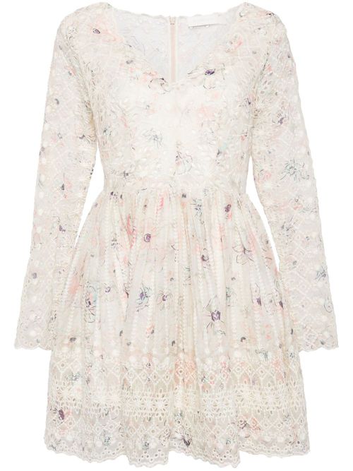 HALLIDAY mini dress - White