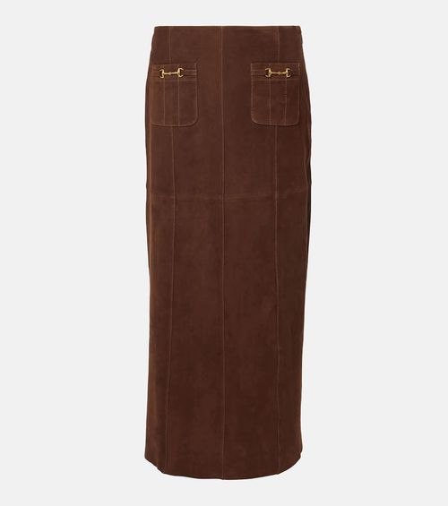 Edwina suede skirt