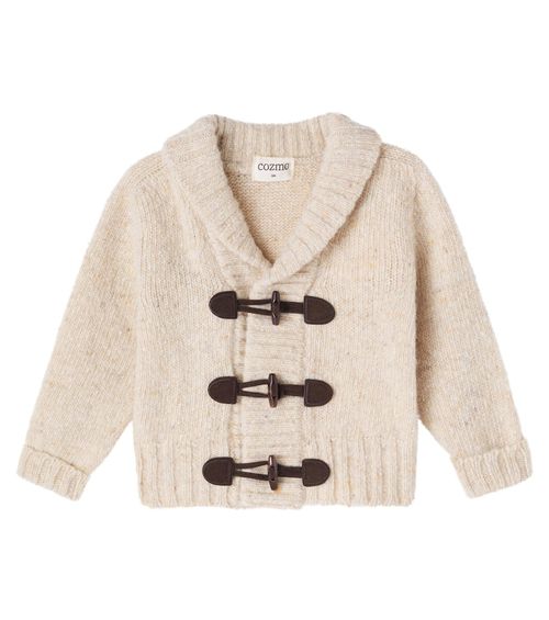 Baby Laos wool-blend cardigan