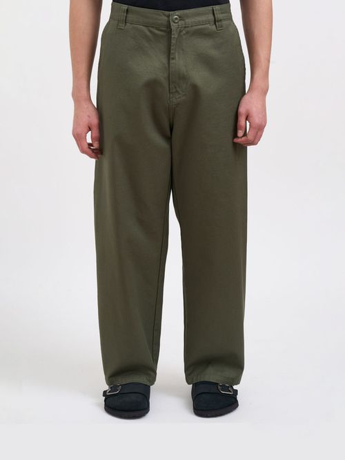 Pants Men color Green