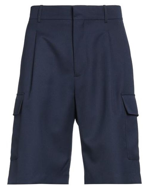 Drôle De Monsieur Man Shorts & Bermuda Shorts Navy Size S Polyester, Virgin Wool