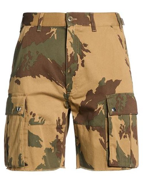 Man Shorts & Bermuda Shorts Camel Size 30 Cotton