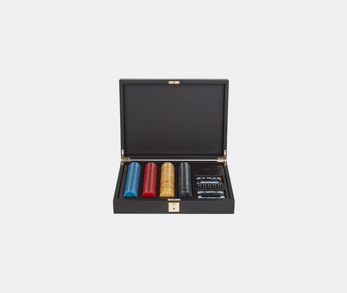 'panama' Poker Set, Black