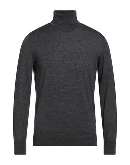 Man Turtleneck Charcoal Size XL Merino Wool