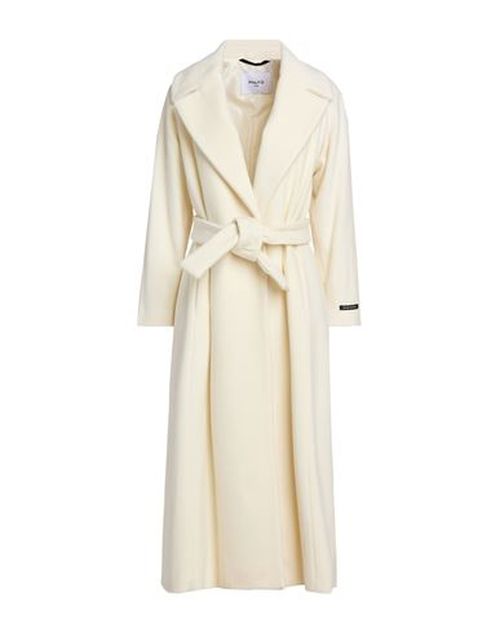 Paltò Woman Coat Ivory Size 0 Virgin Wool, Polyamide, Cashmere