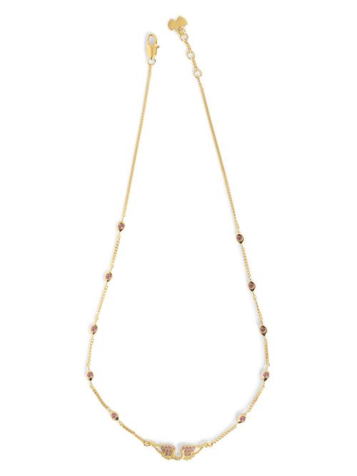 Rock necklace - Gold