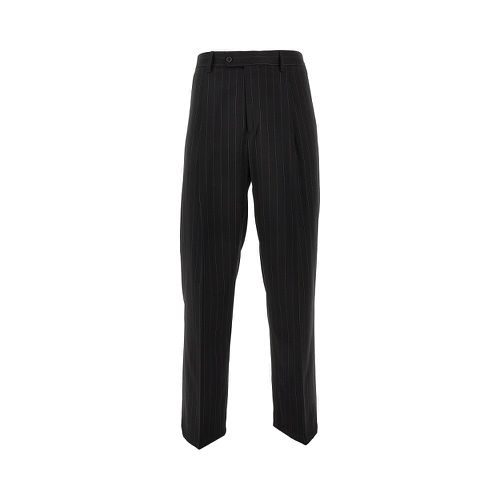 MARSEM Pinstriped twill pants with darts Man 50