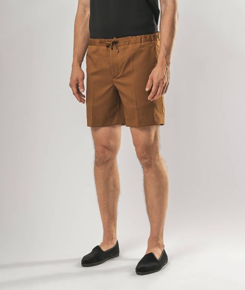 Wool Shorts Positano Firebrick Sportswear Trousers - Men