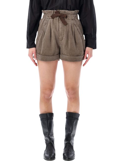 Marant étoile Nirma Linen Blend Shorts