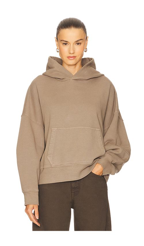 GRLFRND Essential Hoodie in Brown. S. Also in XXS