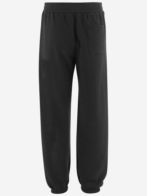 Cotton Jersey Joggers — Black