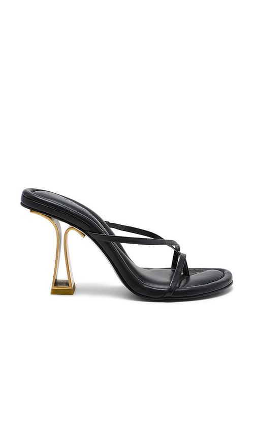 Cult Gaia Soriah Sandal in Black. 37. Also