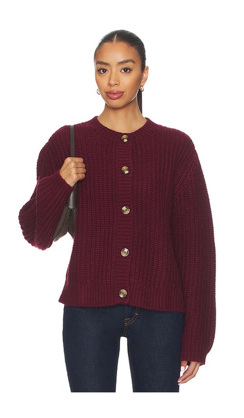 Tularosa CARDIGAN SAMMARA in Wine. Größe XS. Also in L, M, S