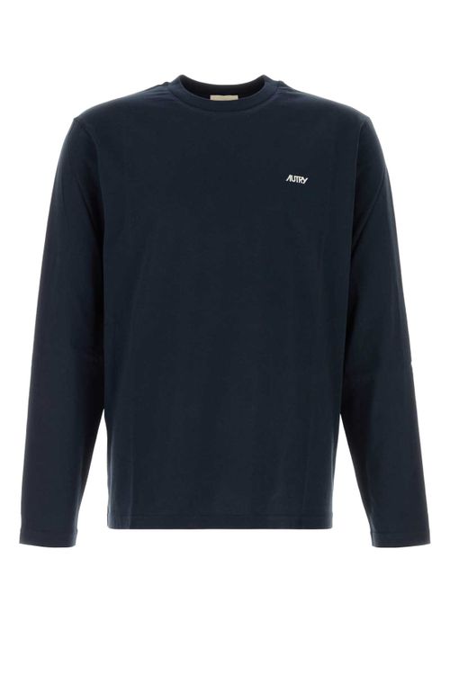 Dark Blue Cotton T-shirt