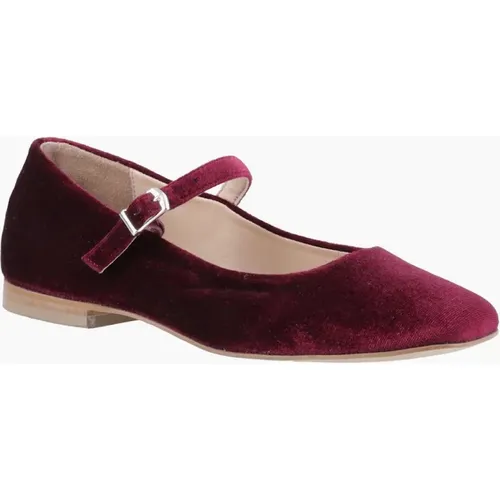 Hush Puppies Women's Pasha Womens Mary Jane Shoes - Red