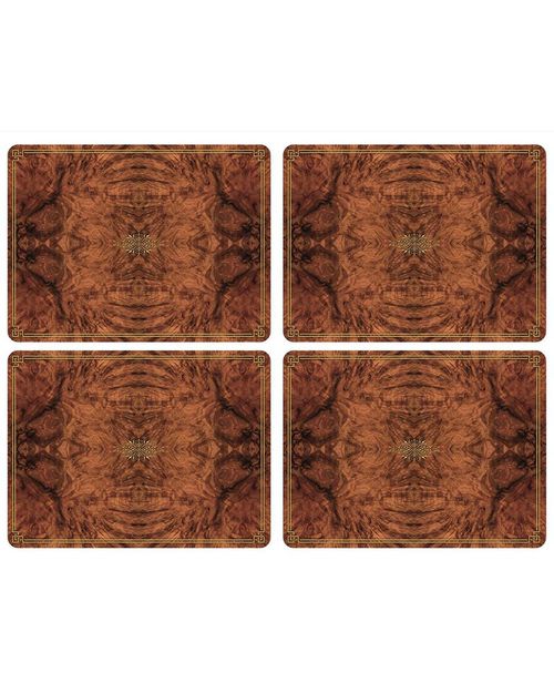 Pimpernel Walnut Burlap Placemats Set of 4