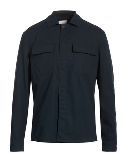 Man Jacket Navy Size 40 Cotton, Sheepskin