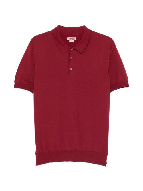 Red Knitted Polo