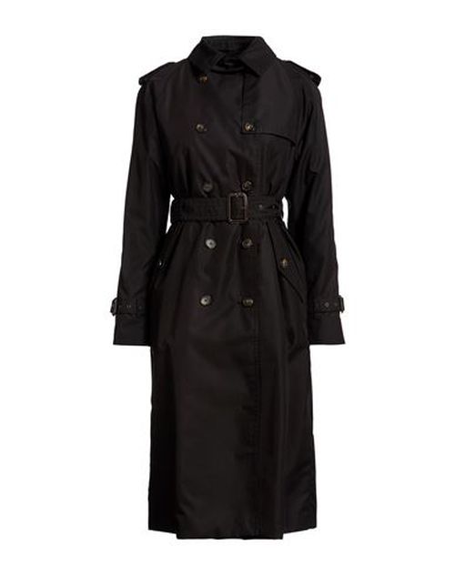 Woman Overcoat & Trench Coat Black Size 6 Polyester