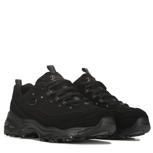 Women's D'lites Sneakers (Black/Black)