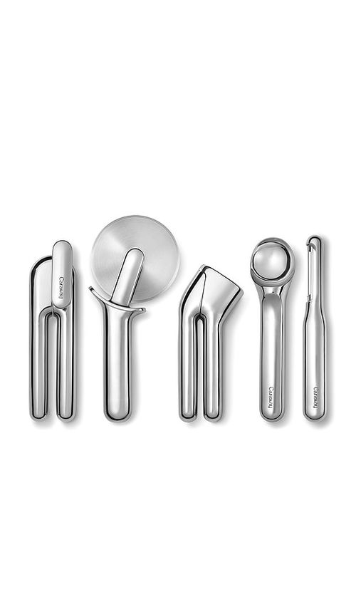 Caraway Kitchen Gadget Set in Metallic Silver