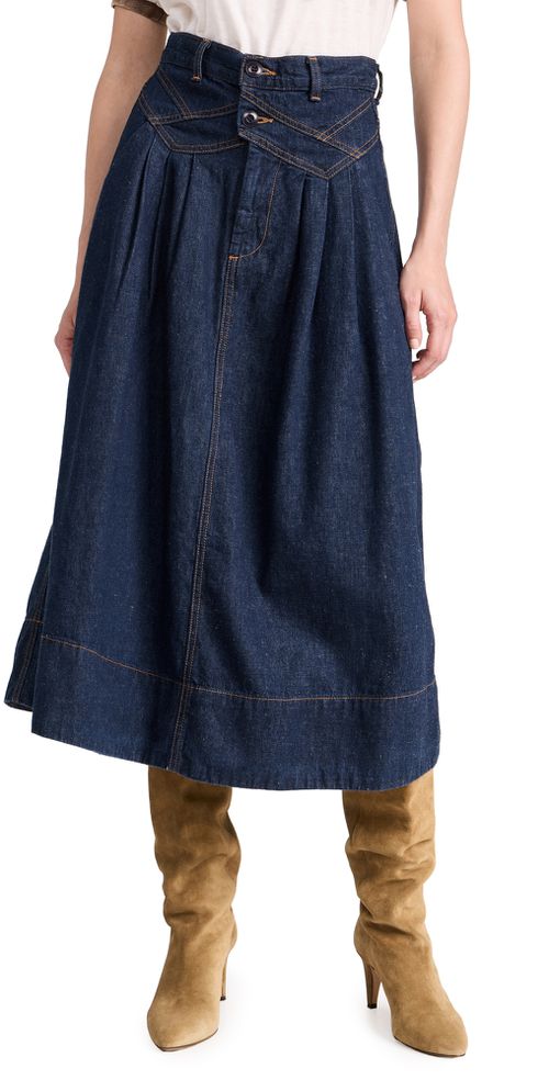 The Field Skirt Rinse Wash