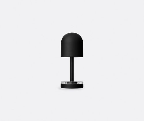 'luceo' Portable Lamp, Black And Clear