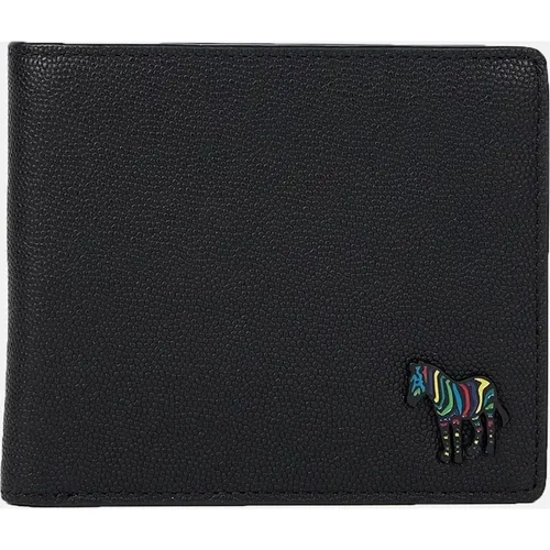 Men's Paul Smith Billfold Wallet Black - Size: 1 size