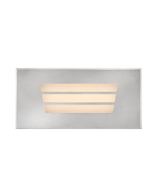 Stainless Steel LED Brick Light from the Sparta - Dash Collection