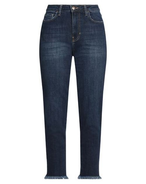 Woman Jeans Blue Size 25 Cotton, Elastane