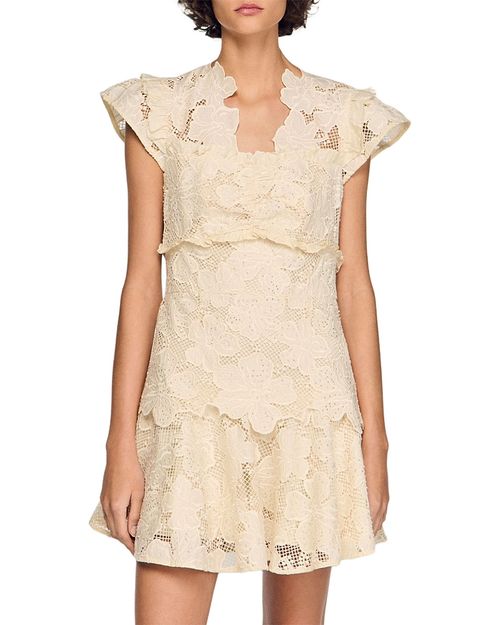 Lyrella Guipure Mini Dress