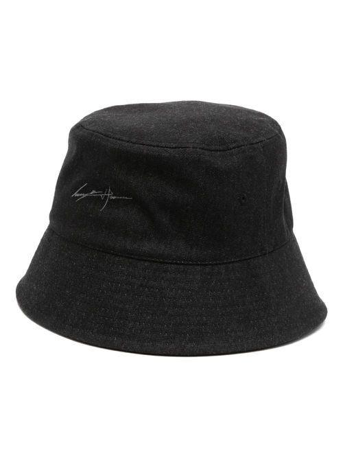 Autograph denim bucket hat - Black