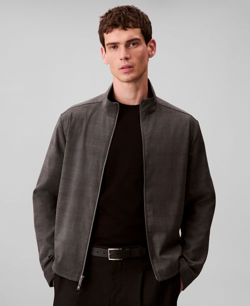 Men's Yarn-Dyed Zip Jacket - Charcoal Heather