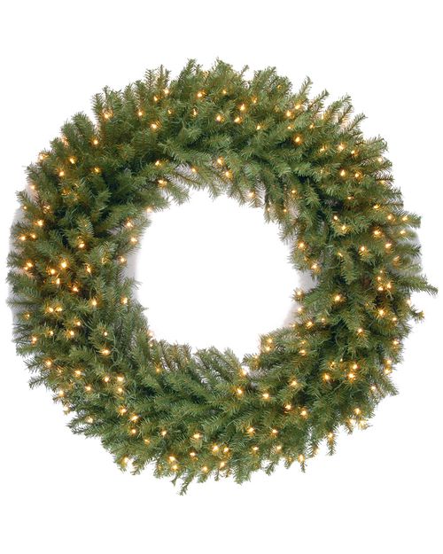 48in Norwood Fir Wreath with Lights