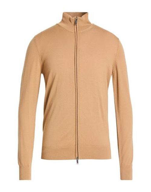Man Cardigan Beige Size L Wool
