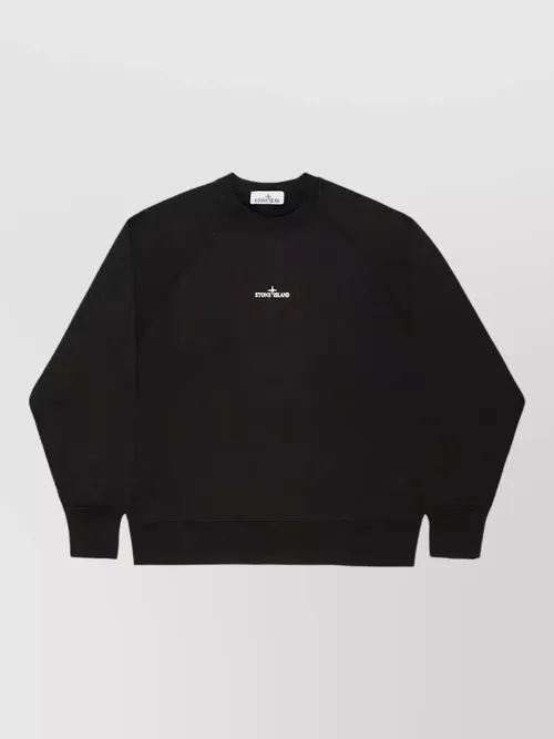 Stone Island - cotton fleece sweatshirt desert graphic print