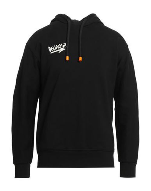Man Sweatshirt Black Size XL Cotton